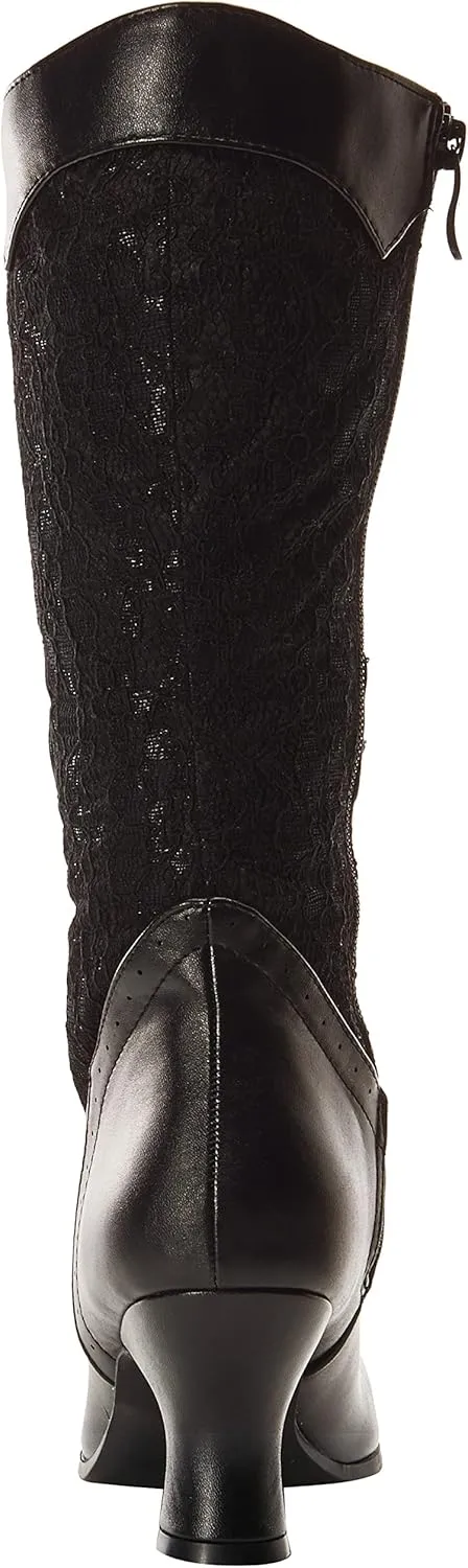Ellie Shoes Women's 253-Rebecca Lace Heel Boot