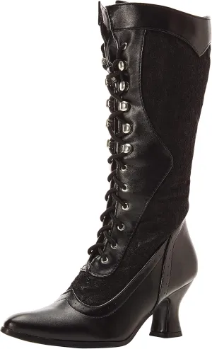 Ellie Shoes Women's 253-Rebecca Lace Heel Boot