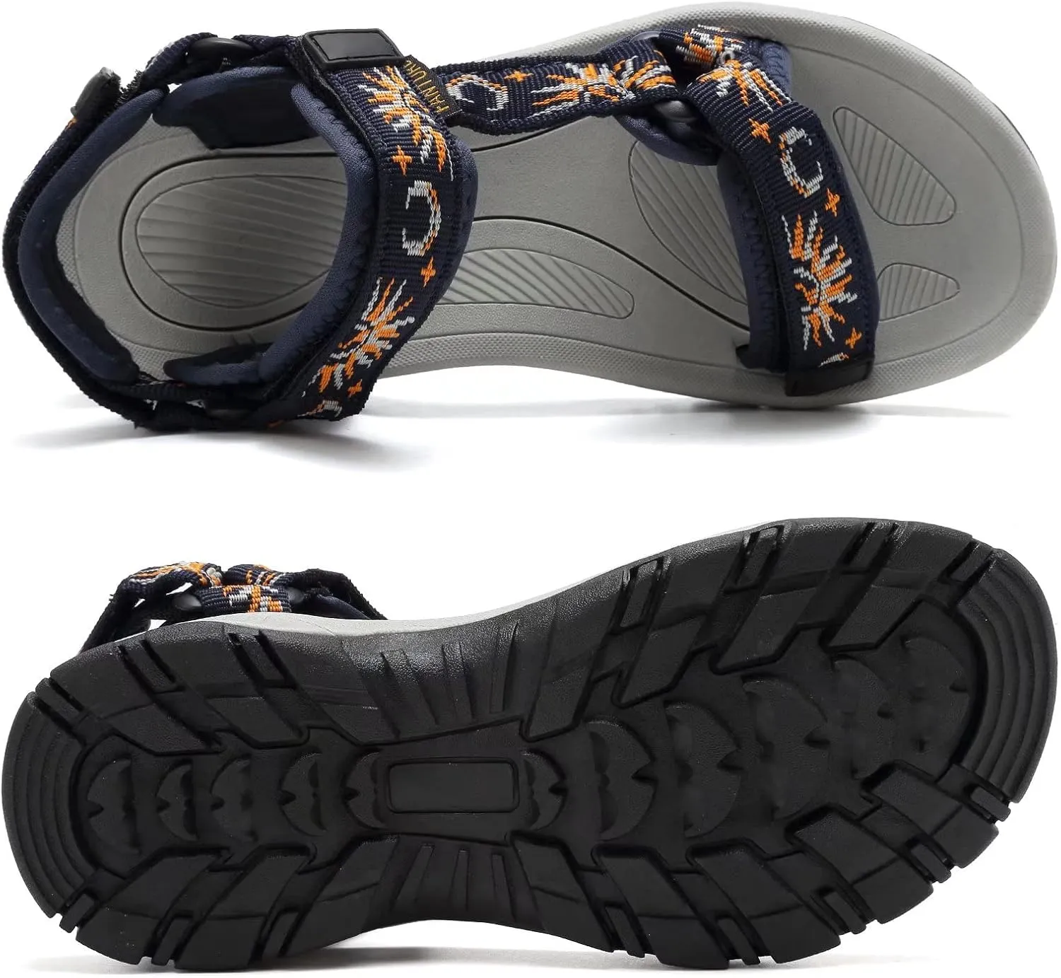 EQUICK Sport Sandals for Women, Open Toe Strap Sandal Anti-skidding Outdoor Water Sandals Comfortable Athletic Sandals for Beach