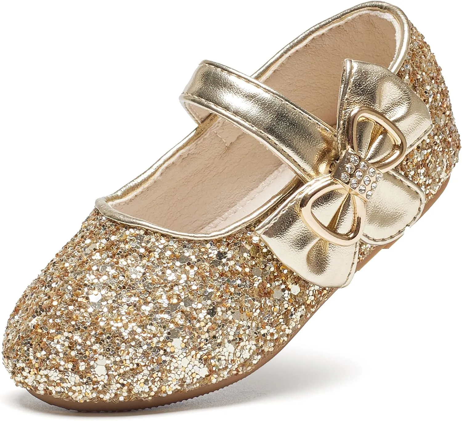 Felix & Flora Toddler Flower Girl Dress Shoes - Girl Ballet Flats Party School Shoes Wedding