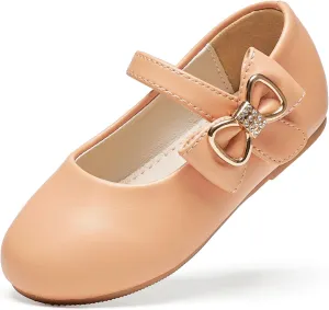 Felix & Flora Toddler Flower Girl Dress Shoes - Girl Ballet Flats Party School Shoes Wedding