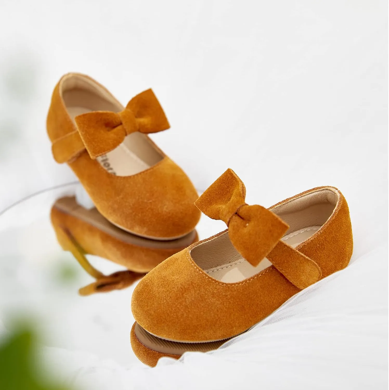 Felix & Flora Toddler Flower Girl Dress Shoes - Girl Ballet Flats Party School Shoes Wedding