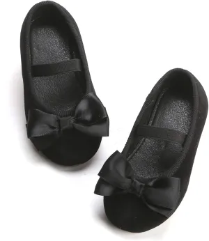 Felix & Flora Toddler Flower Girl Dress Shoes - Girl Ballet Flats Party School Shoes Wedding