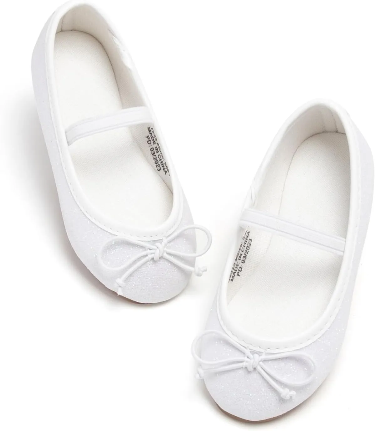 Felix & Flora Toddler Flower Girl Mary Jane Shoes - Little Girls Dress Flats Princess Wedding Party