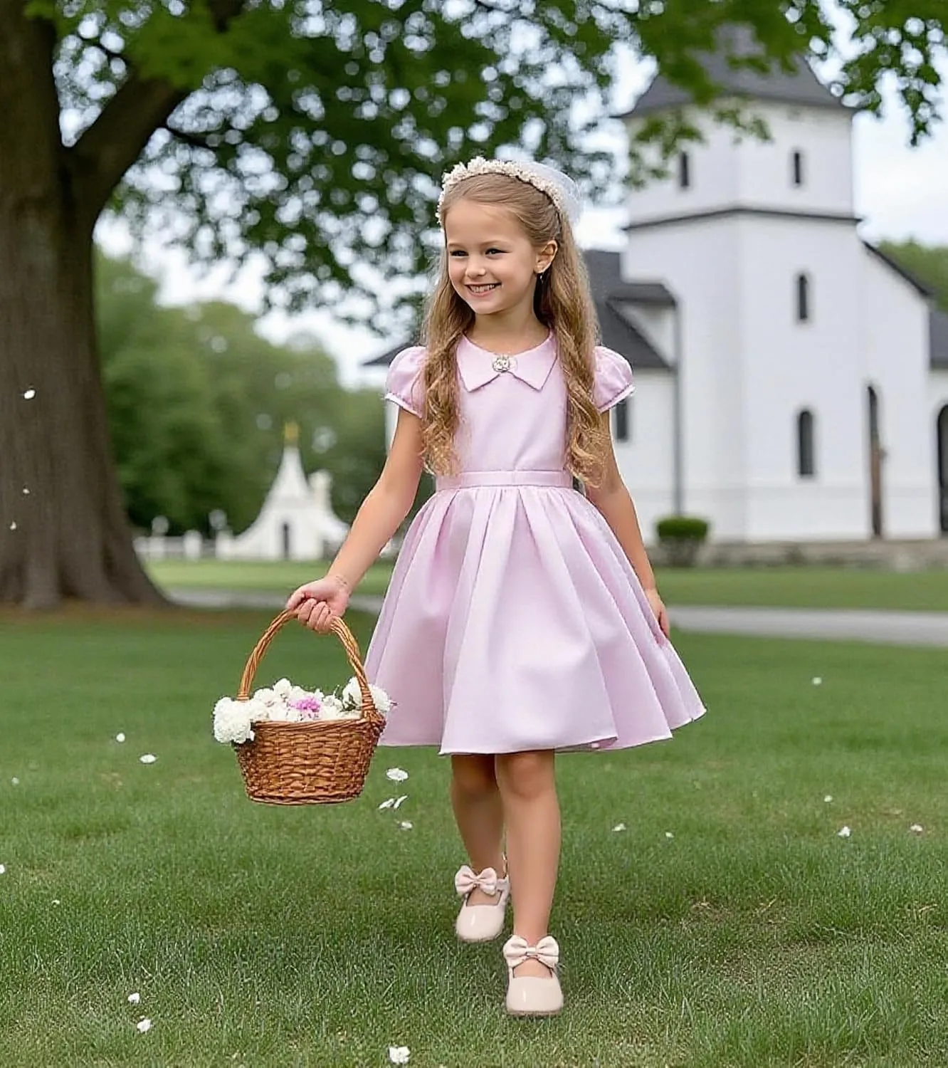 Felix & Flora Toddler Girl Dress Shoes - Flower Girl Ballet Flats School Wedding Party