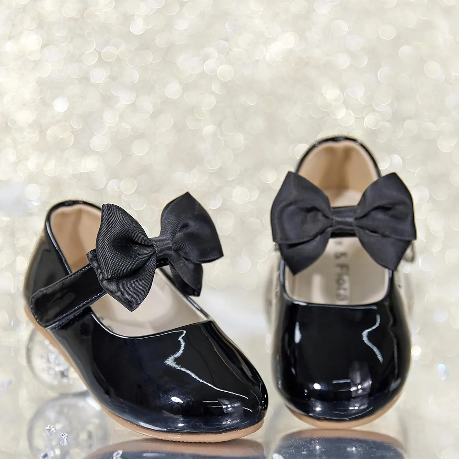 Felix & Flora Toddler Girl Dress Shoes - Flower Girl Ballet Flats School Wedding Party
