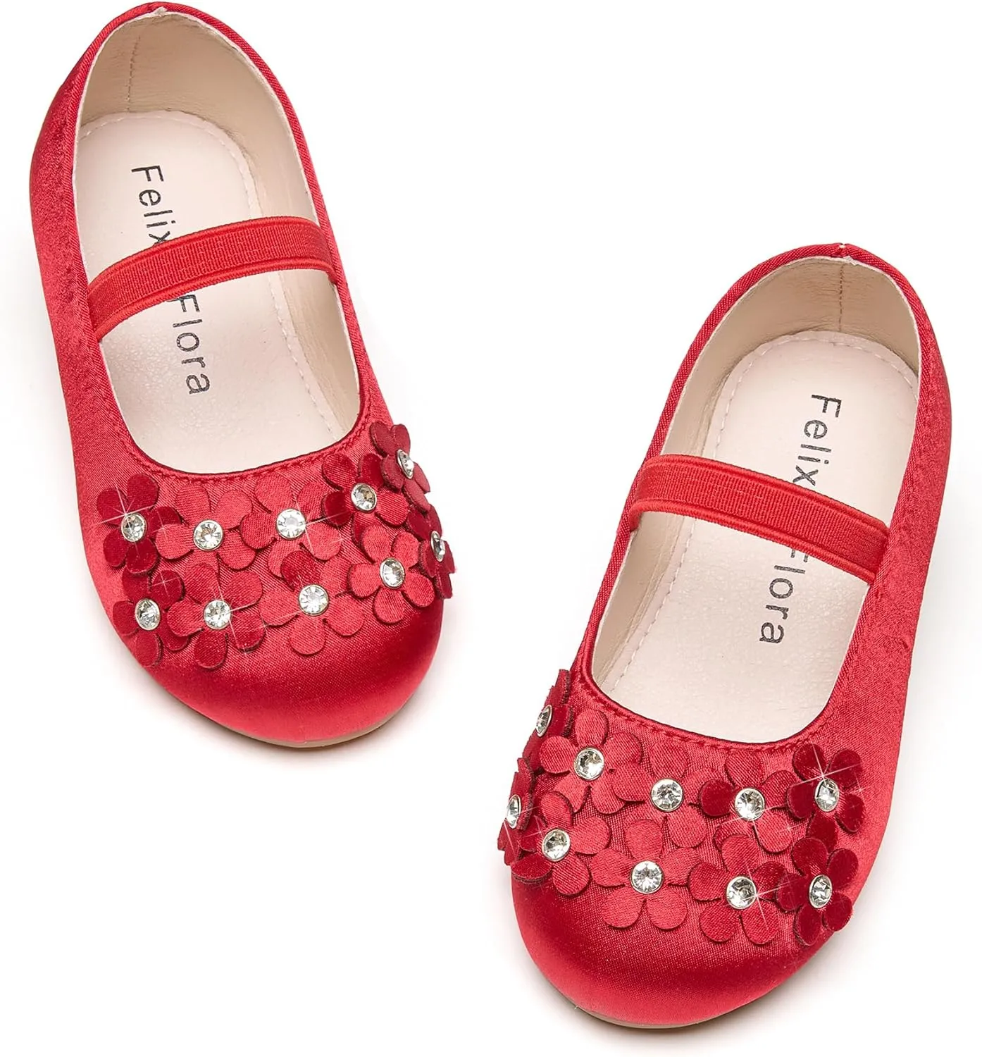 Felix & Flora Toddler Girl Dress Shoes - Flower Girl Ballet Flats School Wedding Party