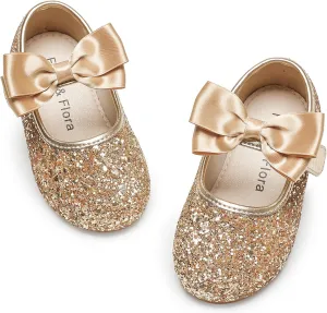 Felix & Flora Toddler Girl Dress Shoes - Flower Girl Ballet Flats School Wedding Party