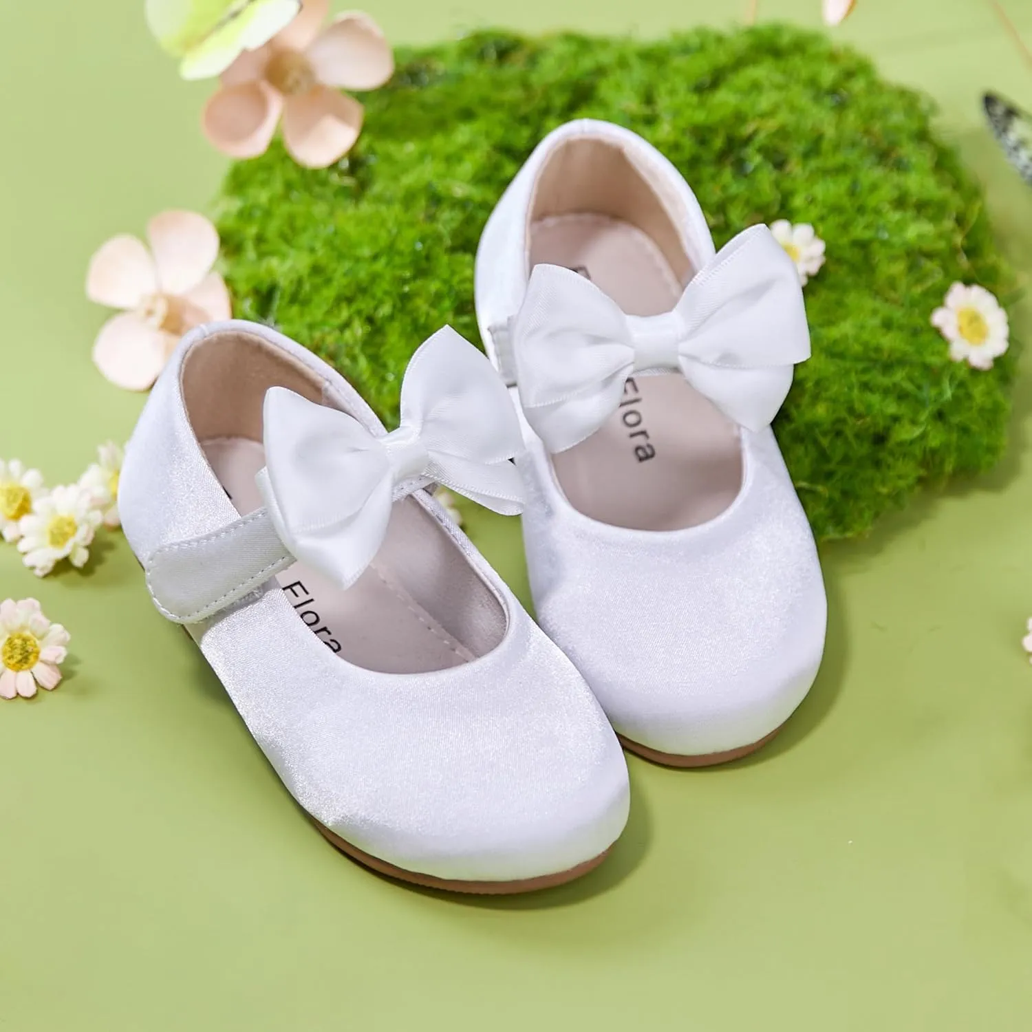 Felix & Flora Toddler Girl Dress Shoes - Flower Girl Ballet Flats School Wedding Party