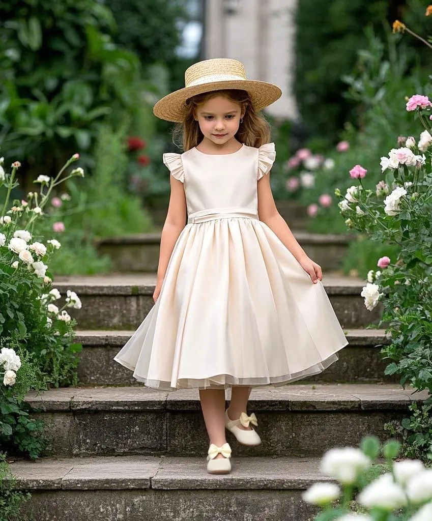 Felix & Flora Toddler Girl Dress Shoes - Flower Girl Ballet Flats School Wedding Party
