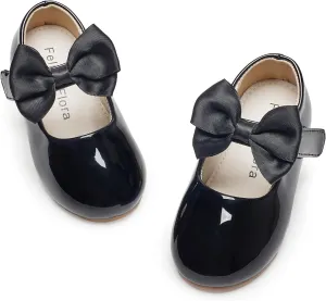 Felix & Flora Toddler Girl Dress Shoes - Flower Girl Ballet Flats School Wedding Party