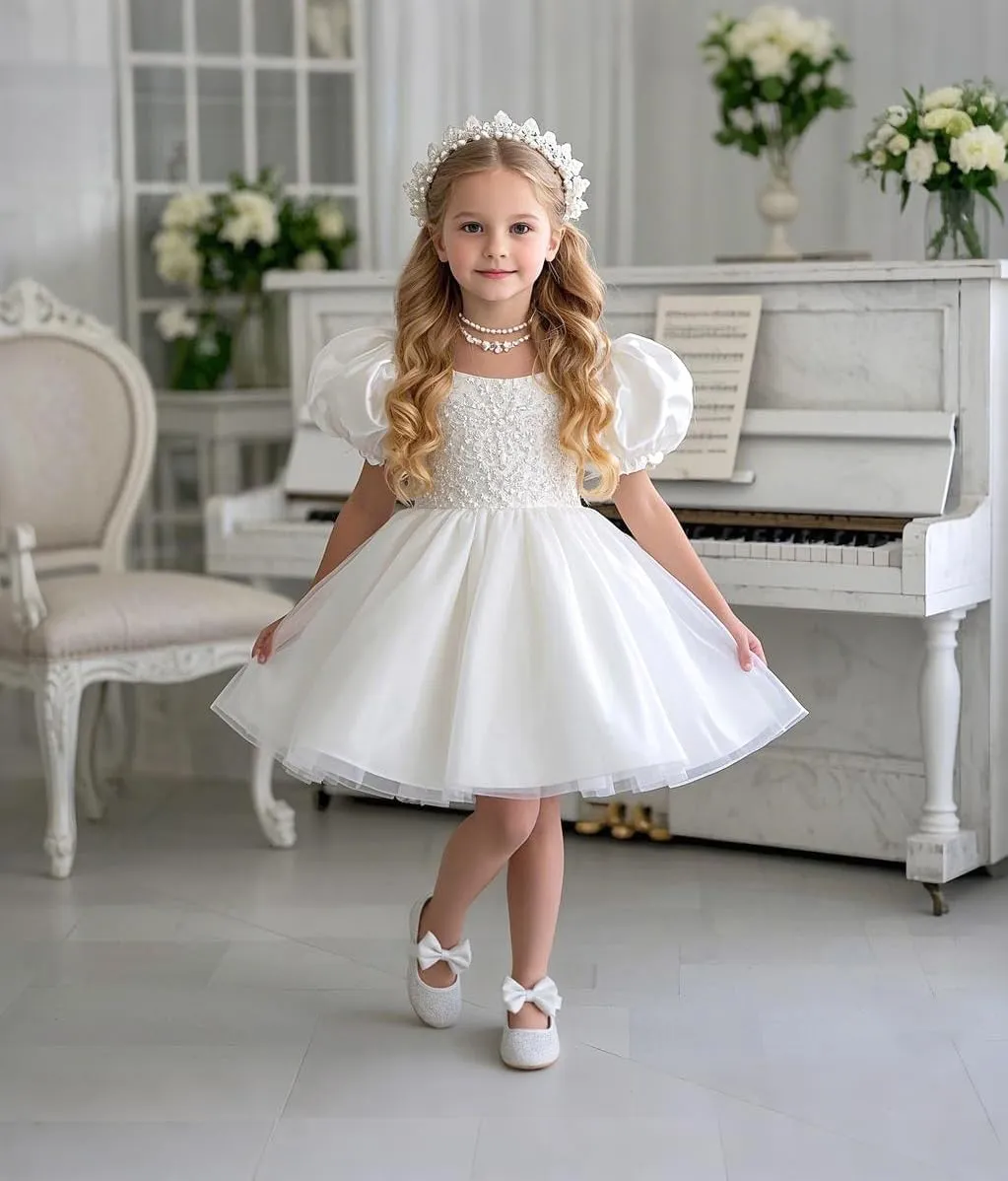 Felix & Flora Toddler Girl Dress Shoes - Flower Girl Ballet Flats School Wedding Party