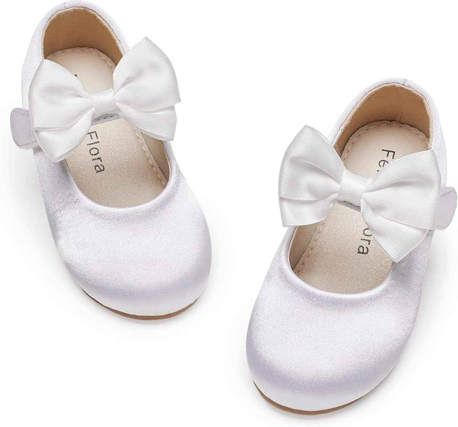 Felix & Flora Toddler Girl Dress Shoes - Flower Girl Ballet Flats School Wedding Party