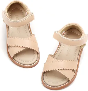 Felix & Flora Toddler Girl Sandals -Flower Girl Dress Shoes Open Toe Little Kid Summer Flats