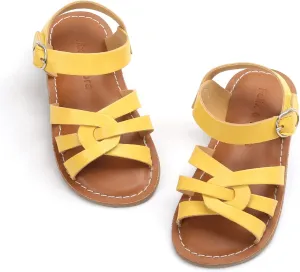Felix & Flora Toddler Girl Sandals - Little Girl Easter Summer Dress Shoes Lightweight Open Toe Beach Holiday.