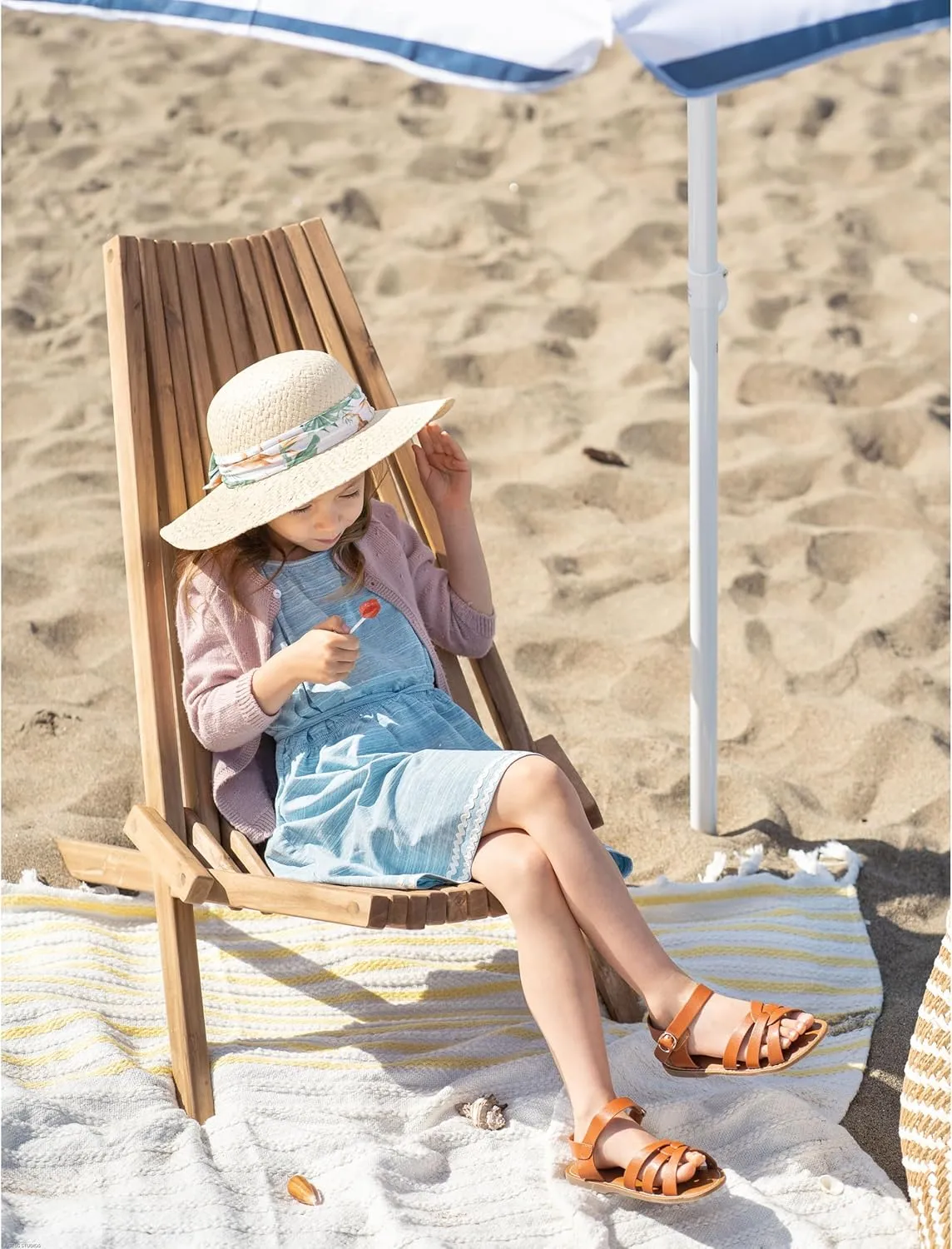 Felix & Flora Toddler Girl Sandals - Little Girl Easter Summer Dress Shoes Lightweight Open Toe Beach Holiday.