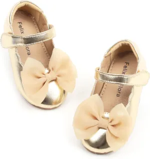 Felix & Flora Toddler Girls Dress Shoes - Little Girl Ballet Mary Jane Flats Party School Wedding