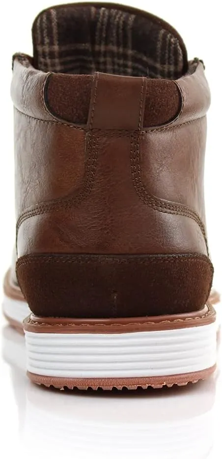 Ferro Aldo Mens Casual Mid-Top Desert Chukka Ankle Boots