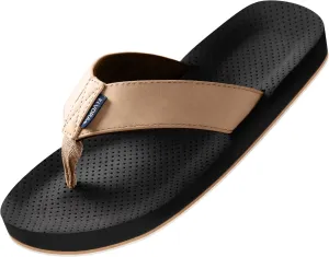 Flip Flops for Men with Arch Support - Non-Slip Orthopedic Sandals,Durable Comfort Thongs Sandals for Beach