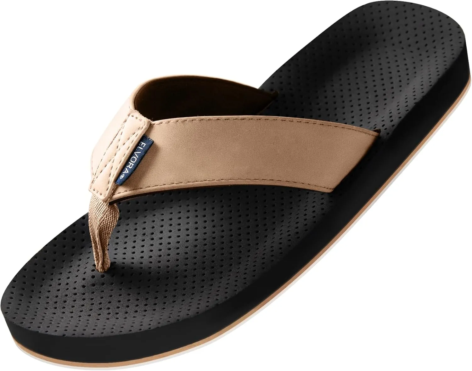 Flip Flops for Men with Arch Support - Non-Slip Orthopedic Sandals,Durable Comfort Thongs Sandals for Beach