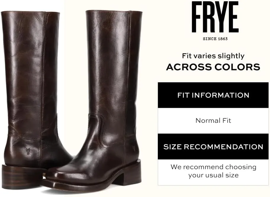 Frye Campus 14L Iconic Tall Boots for Women Crafted from Signature Montana Leather with Genuine Stitch Welt Construction and Stacked Leather Heel