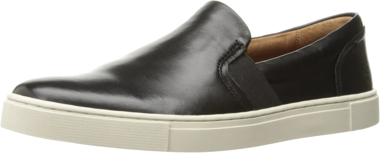 Frye Ivy Slip-On Shoes for Women Featuring Soft Leather with Thick Rubber Outsole, Removable Molded Footbed, and Padded Collar and Vamp