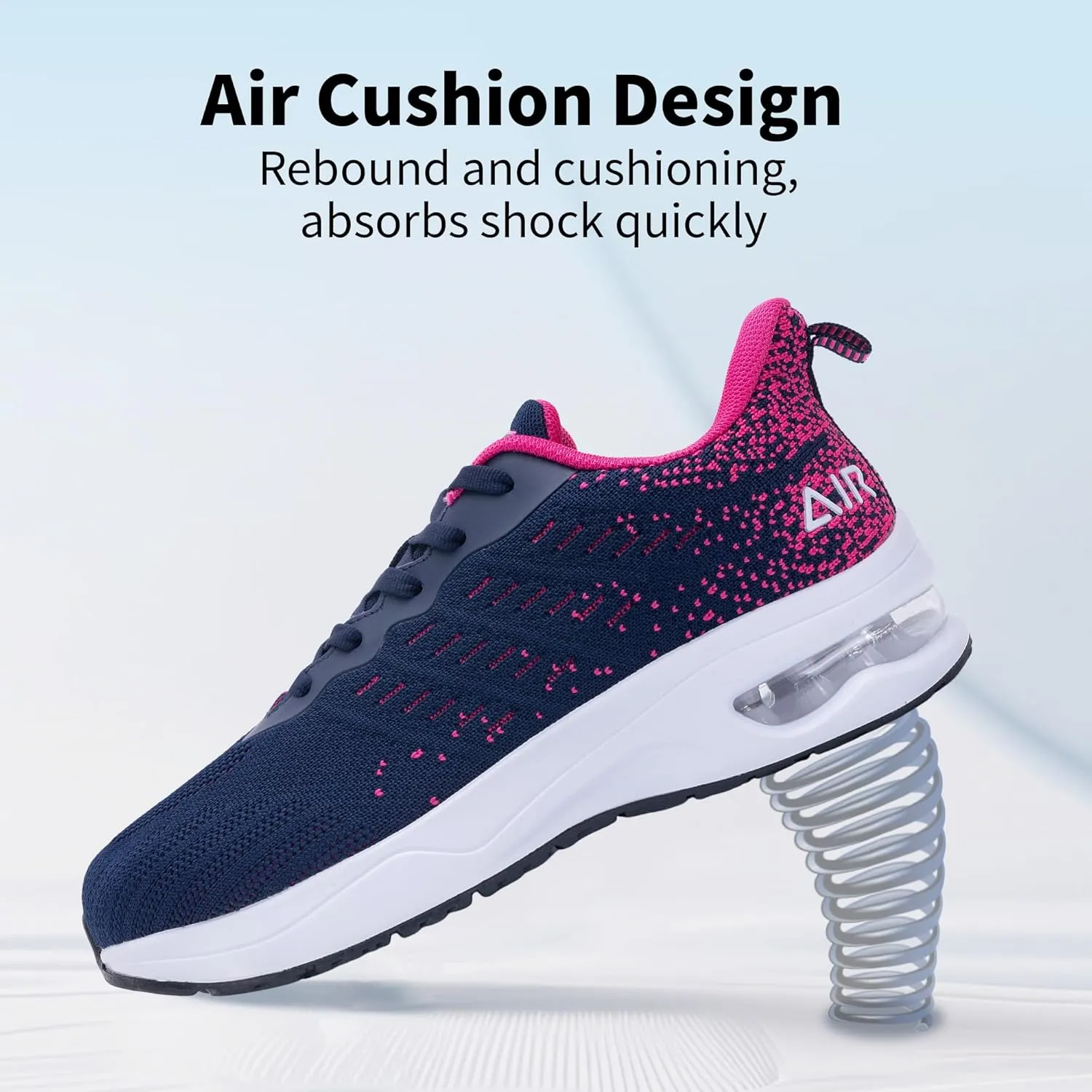 GANNOU Wide Toe Box Shoes Women Running Sneakers Wide Width Air Walking Tennis Shoes for Gym Workout Fitness