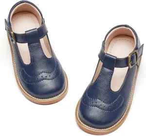 GINFIVE Toddler Girls Dress Shoes Little Kids Oxfords Flats School Mary Janes Shoes