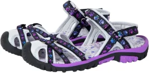 GreaterGood Trail Blazer Painted Paws Lightweight Adjustable Sport Closed Toe Sandals For Ladies Women's Walking Shoes