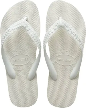 Havaianas Men's Color Flip Flops - Spring & Summer Style Sandals, White, 11/12