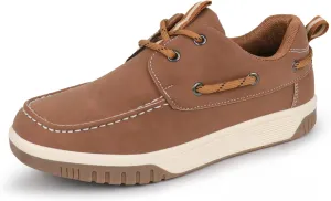 Hawkwell Kids Boys Loafer Casual School Flat Boat Shoes(Toddler/Little Kid)