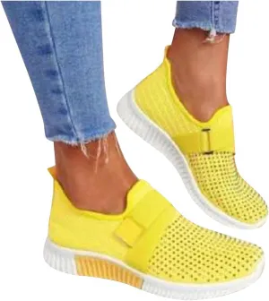 Hbeylia Walking Shoes For Women Fashion Casual Beads Platform Memory Foam Athletic Running Hiking Sports Shoes Lightweight Breathable Tennis Trainers For Skateboard Skiing Work Nurse