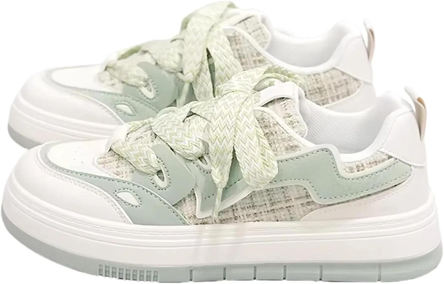Heart Pattern Sneakers for Girls Fresh Spring Look Cute Y2K Walking Shoes Teens Comfy Footwear Sporty School Outfit Aesthetic
