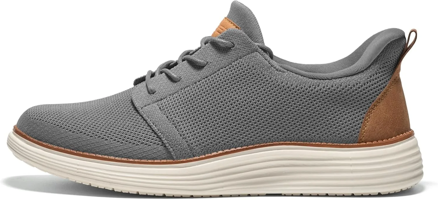 HEEZ Men's Casual Shoes Dress Sneakers Fashion Walking Shoes for Men Oxfords Lightweight Comfortable Tennis