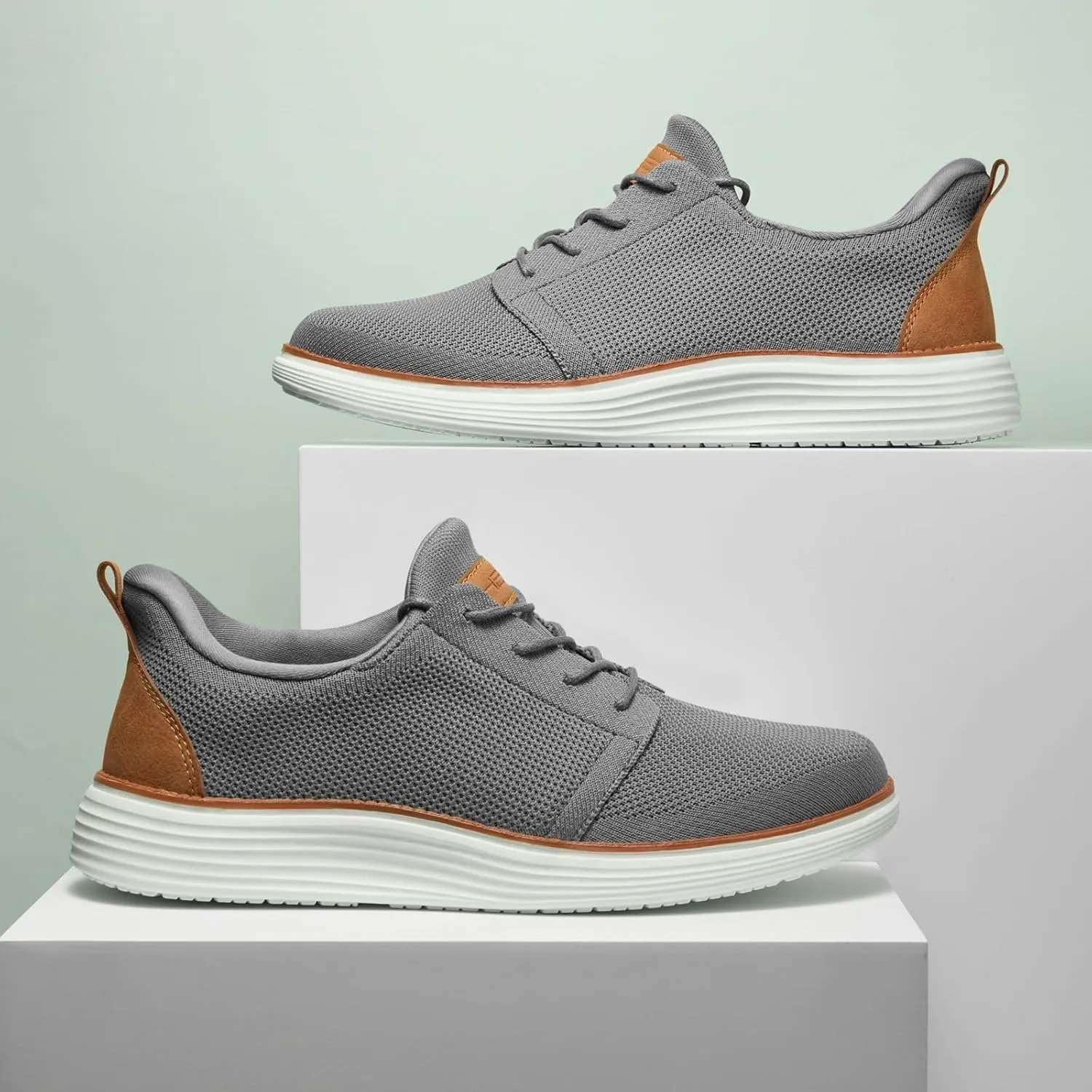 HEEZ Men's Casual Shoes Dress Sneakers Fashion Walking Shoes for Men Oxfords Lightweight Comfortable Tennis