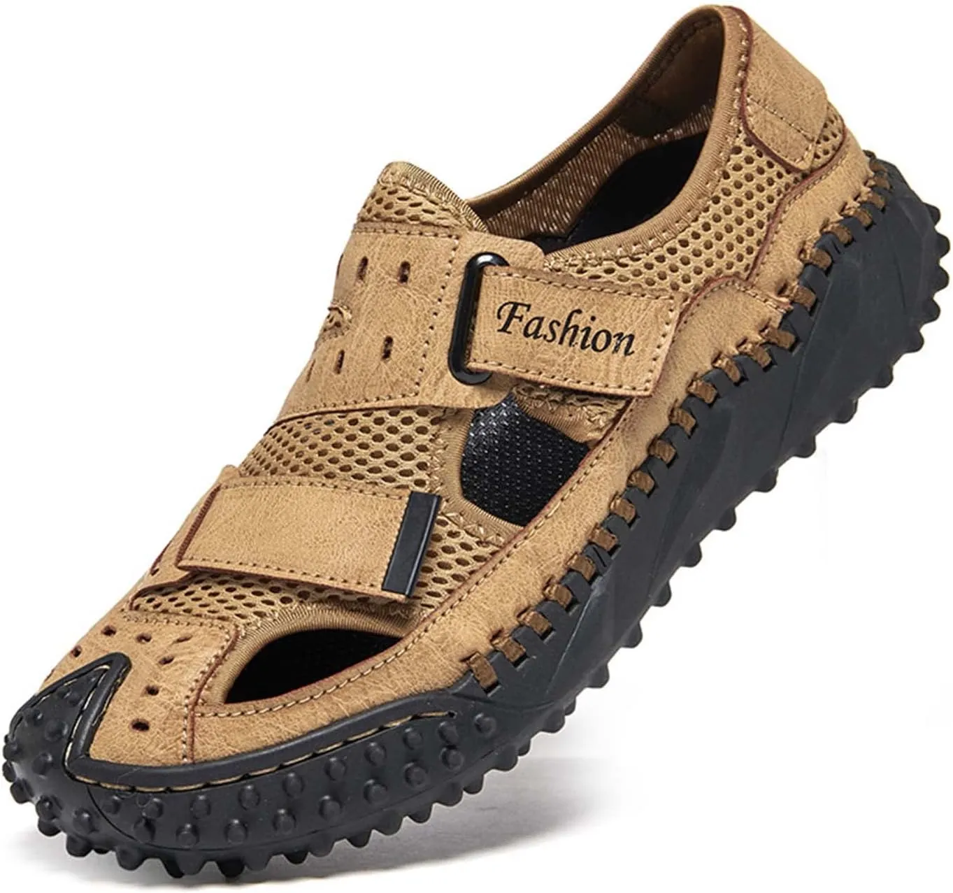 HESBITEUL Mens Sport Sandals Outdoor: Non-Slip MD Slide for Trail Hiking