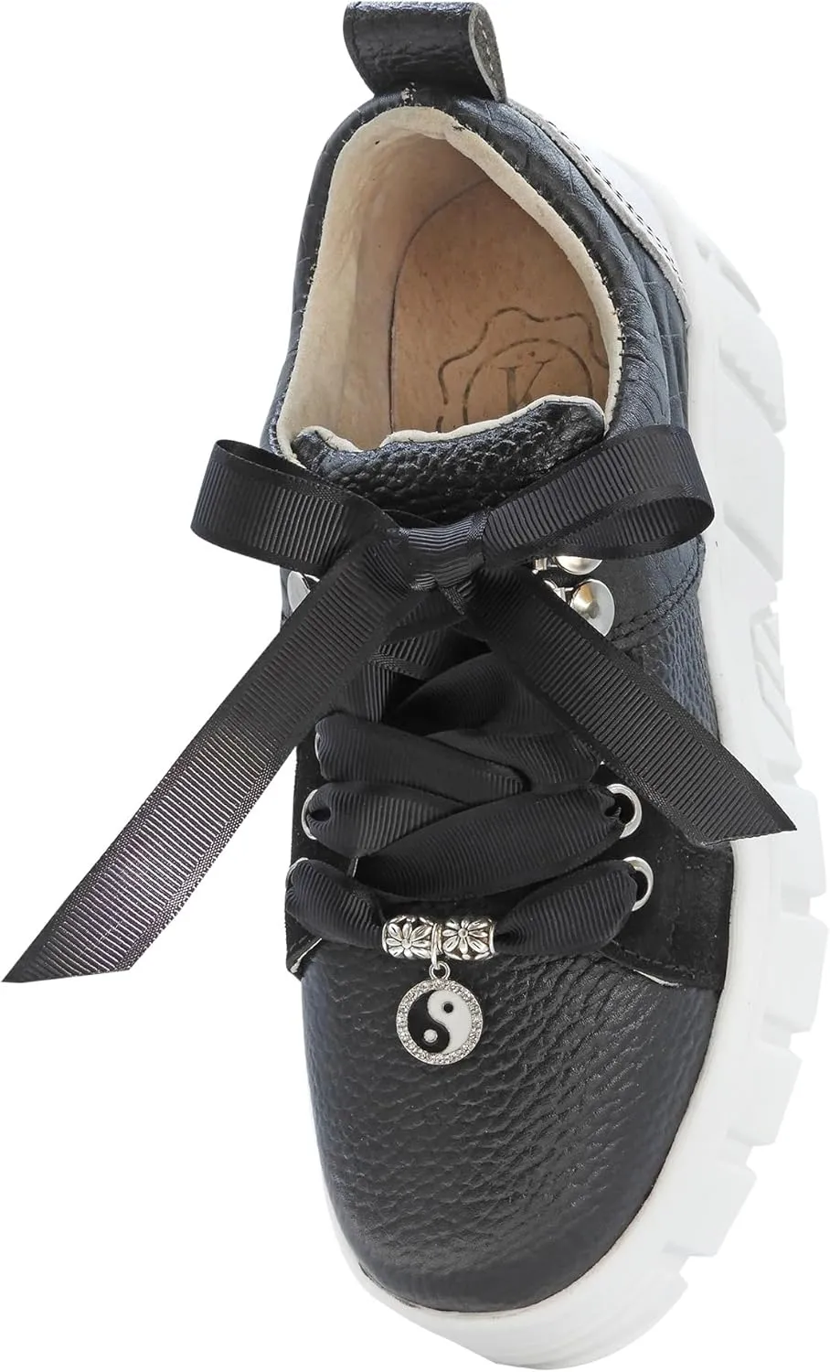 High Platform Sneakers 100% Natural Bovine Leather