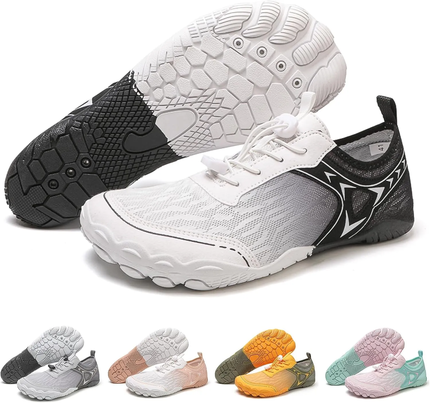 Hike Barefoot Shoes for Women Men Running Hiking Comfortable Walking Shoes Summer Waterproof Trail Running Healthy Footwear Non-Slip Athletic Wide Toe Water Shoe