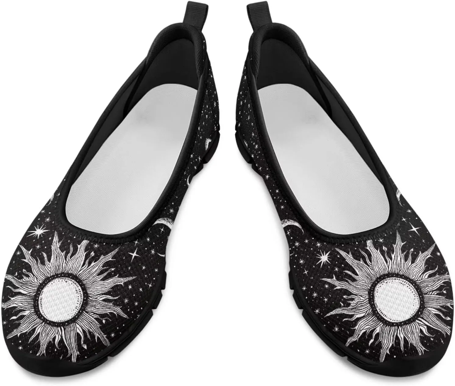 Howilath Slip on Shoes for Women Mesh Flats Shoes Walking Sneakers Fashion Loafers Shoes with EVA Sole