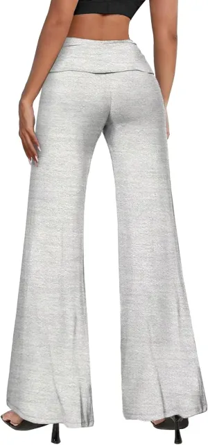 Hybrid & Company Womens Super Comfy Flowy Wide Leg Palazzo Pants Made in USA