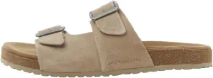 JACK & JONES Men's Jfwlouis Suede Sandals, Plaza Taupe, 10 Men