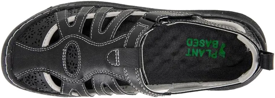 Jambu Womens Joy Cut Out Slip On Sneakers Shoes Casual - Black