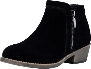 Jeossy Women's 9618 Classic Ankle Boots Slip on Chunky Heel Boots for Women