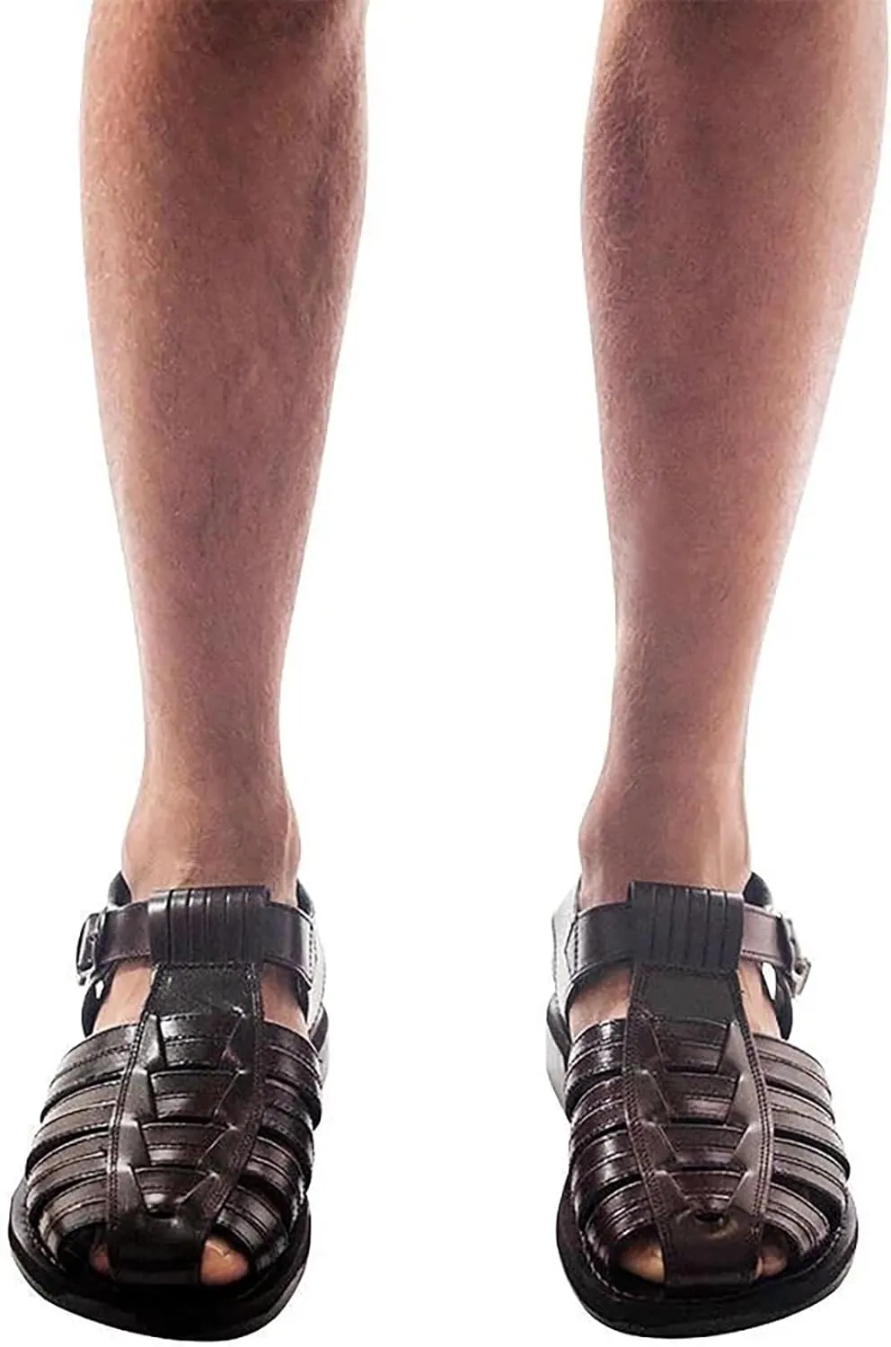 Jerusalem Sandals Barak - Leather Closed Toe Sandal - Men Sandals