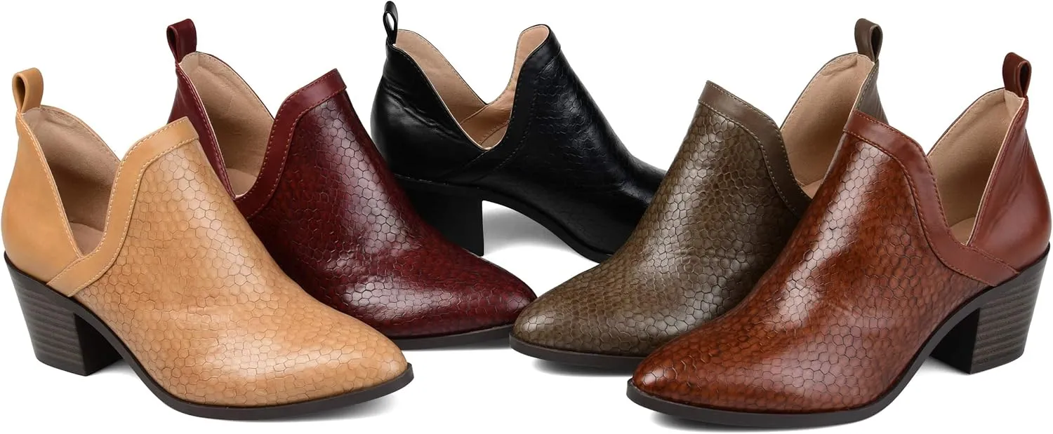 Journee Collection Women's Terri Ankle Boots and Booties