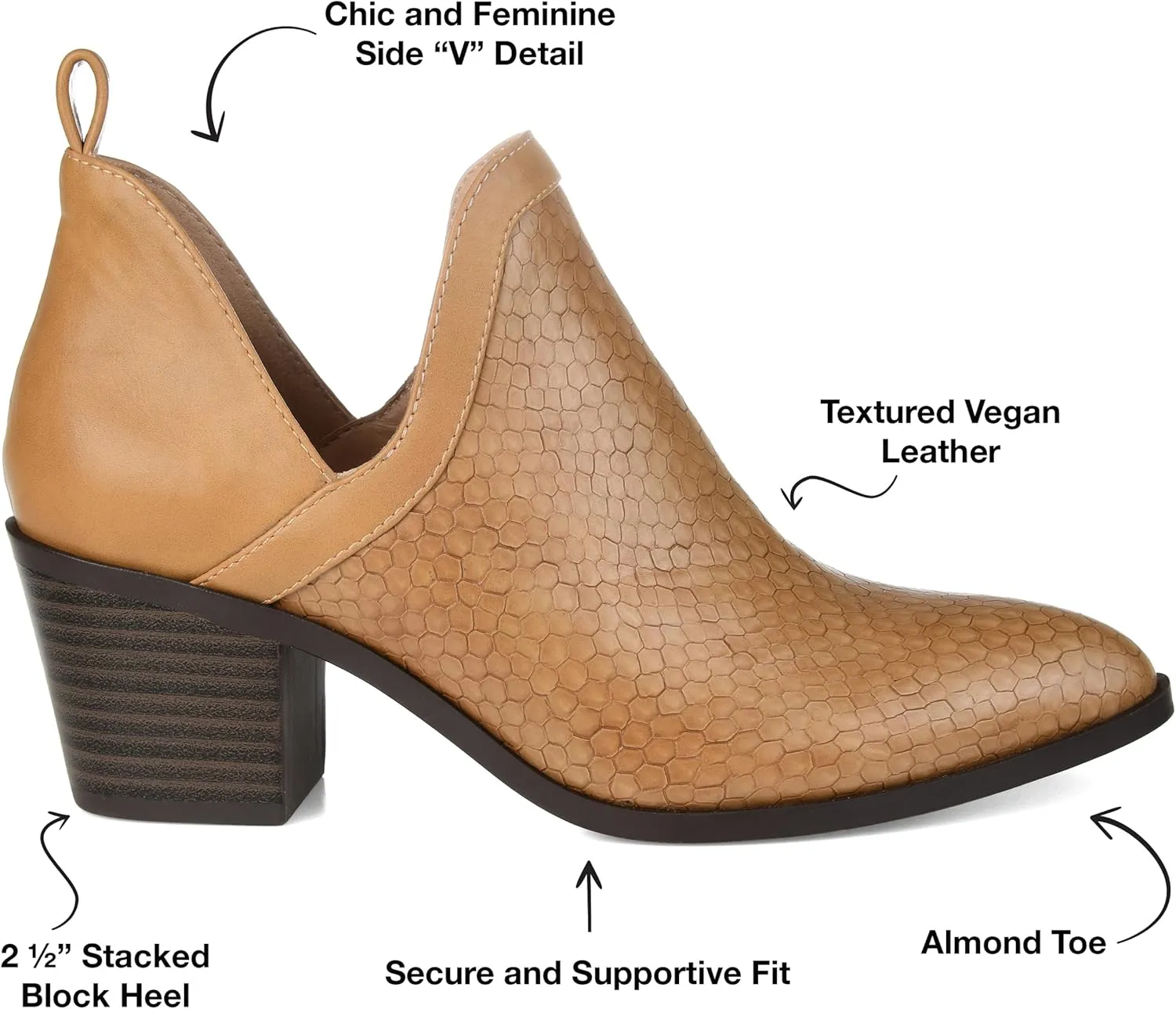 Journee Collection Women's Terri Ankle Boots and Booties