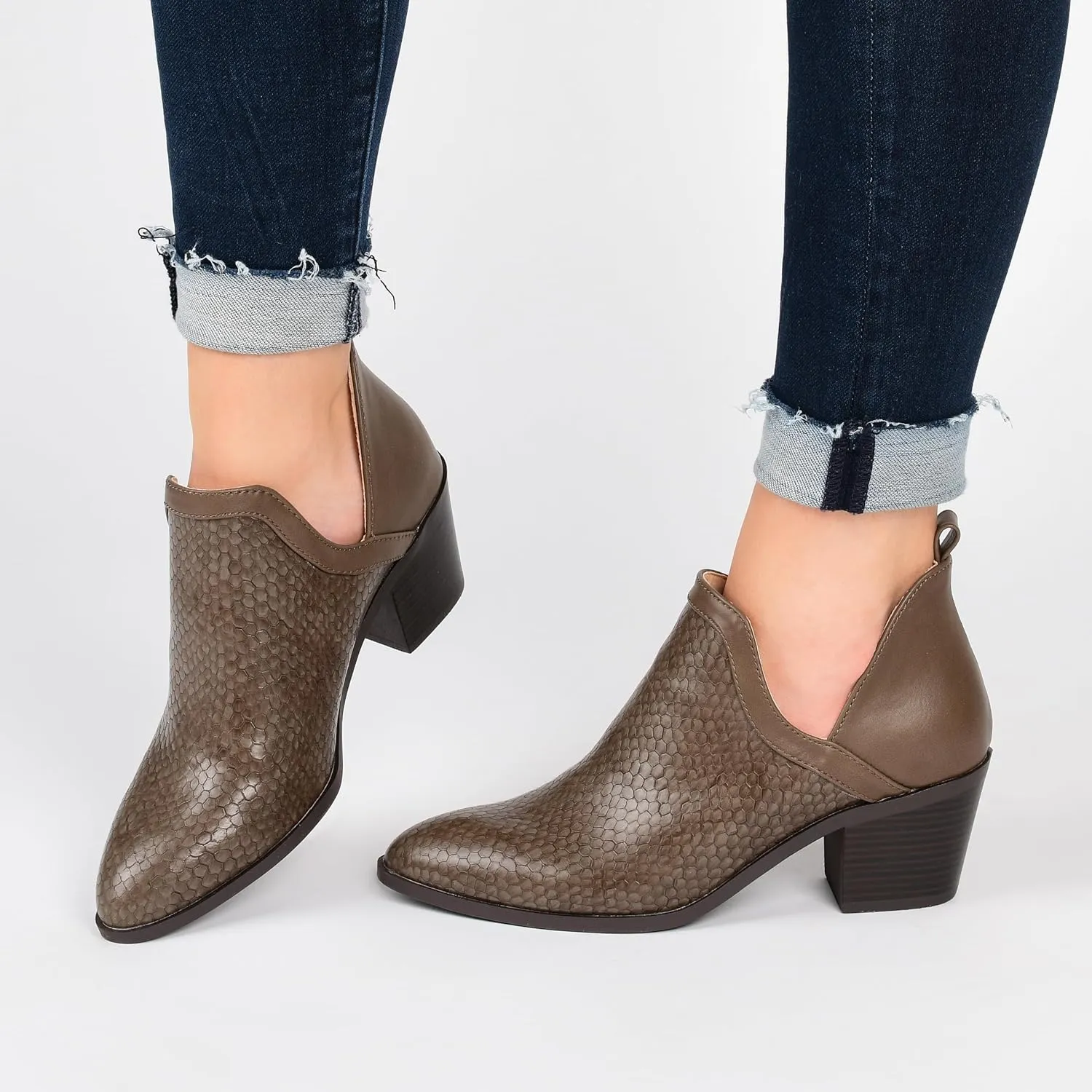 Journee Collection Women's Terri Ankle Boots and Booties