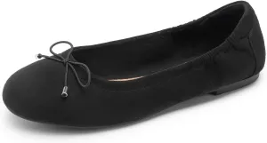 JustFab Womens Ballet Flats Shoes Foldable Round Toe Dress Shoes Comfortable Slip On Walking Flats Shoes Comfort Soft