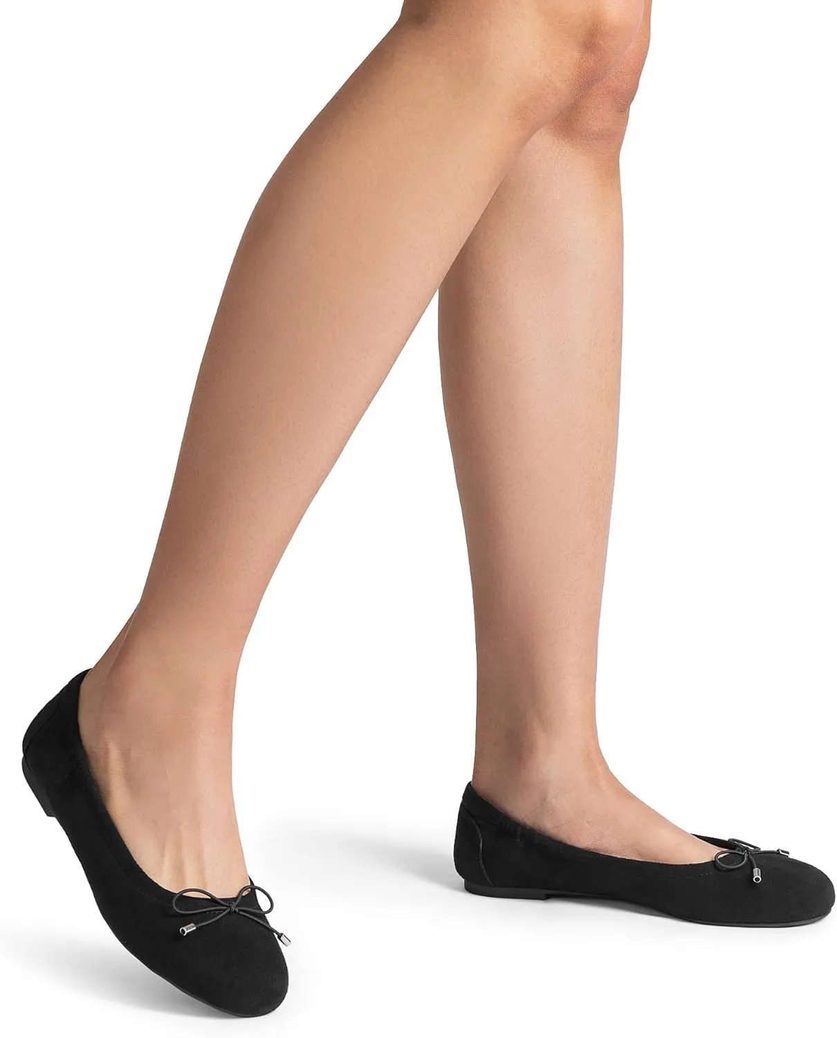 JustFab Womens Ballet Flats Shoes Foldable Round Toe Dress Shoes Comfortable Slip On Walking Flats Shoes Comfort Soft