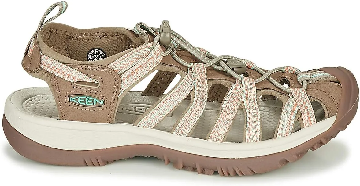 KEEN Women's Whisper Closed Toe Durable Comfortable Easy On Washable Adventure Sandals